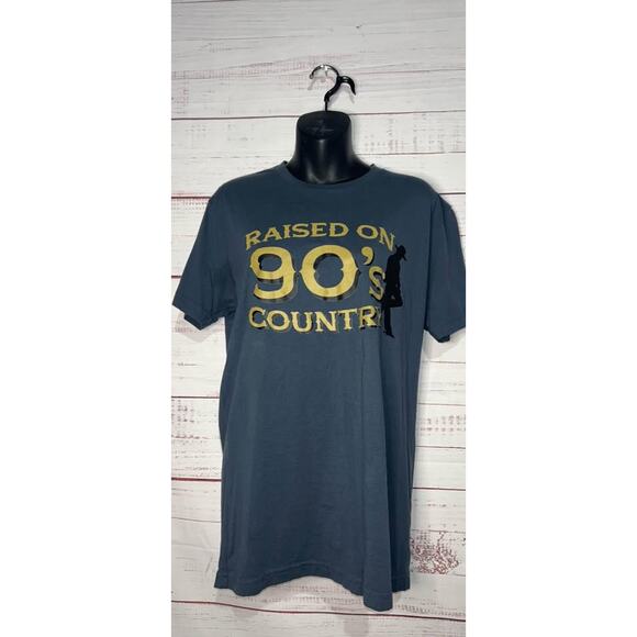 Women’s Raised on 90’s Country Graphic Tee Medium - Picture 1 of 1